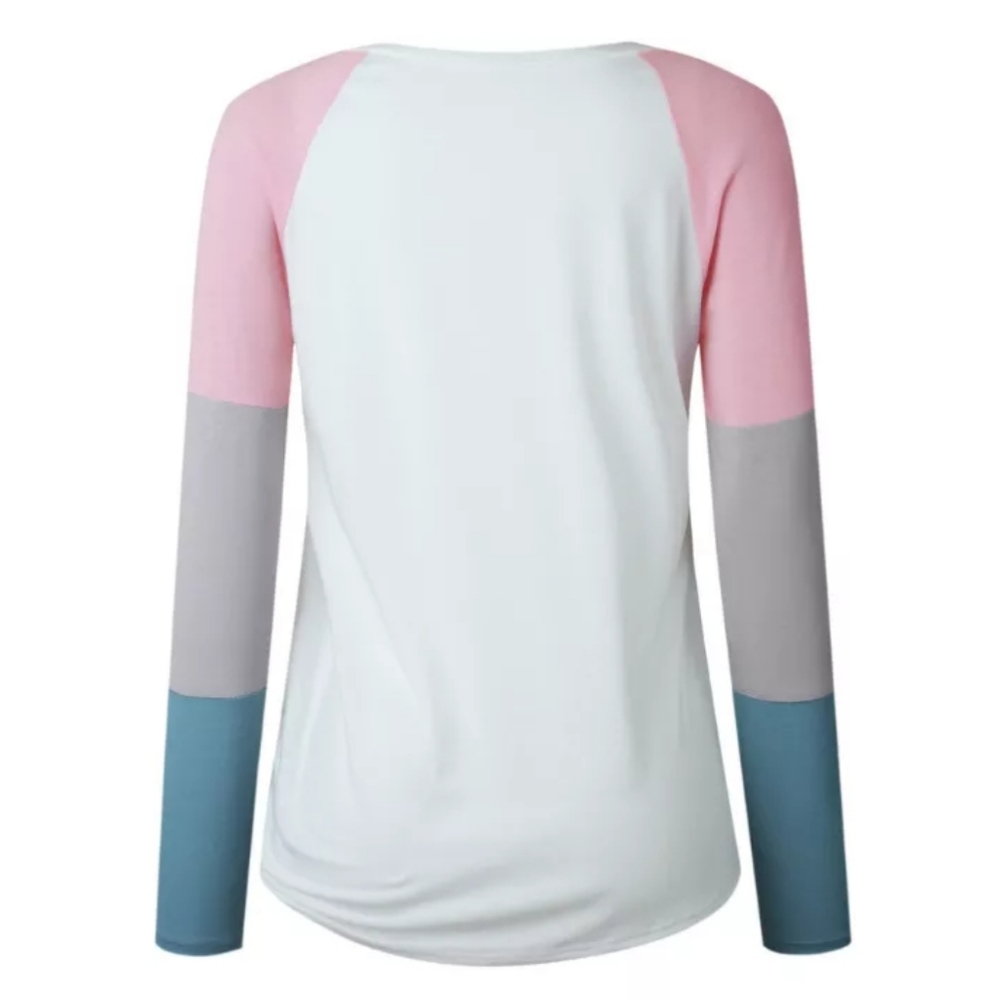 PATCHWORK LONG SLEEVE TEE - Picture 5 of 6